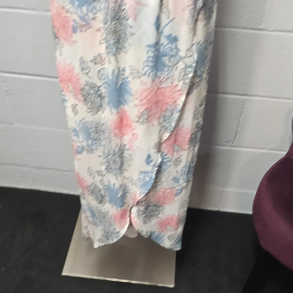Lush Floral Maxi Dress in Pink and Blue - Picture 4 of 9